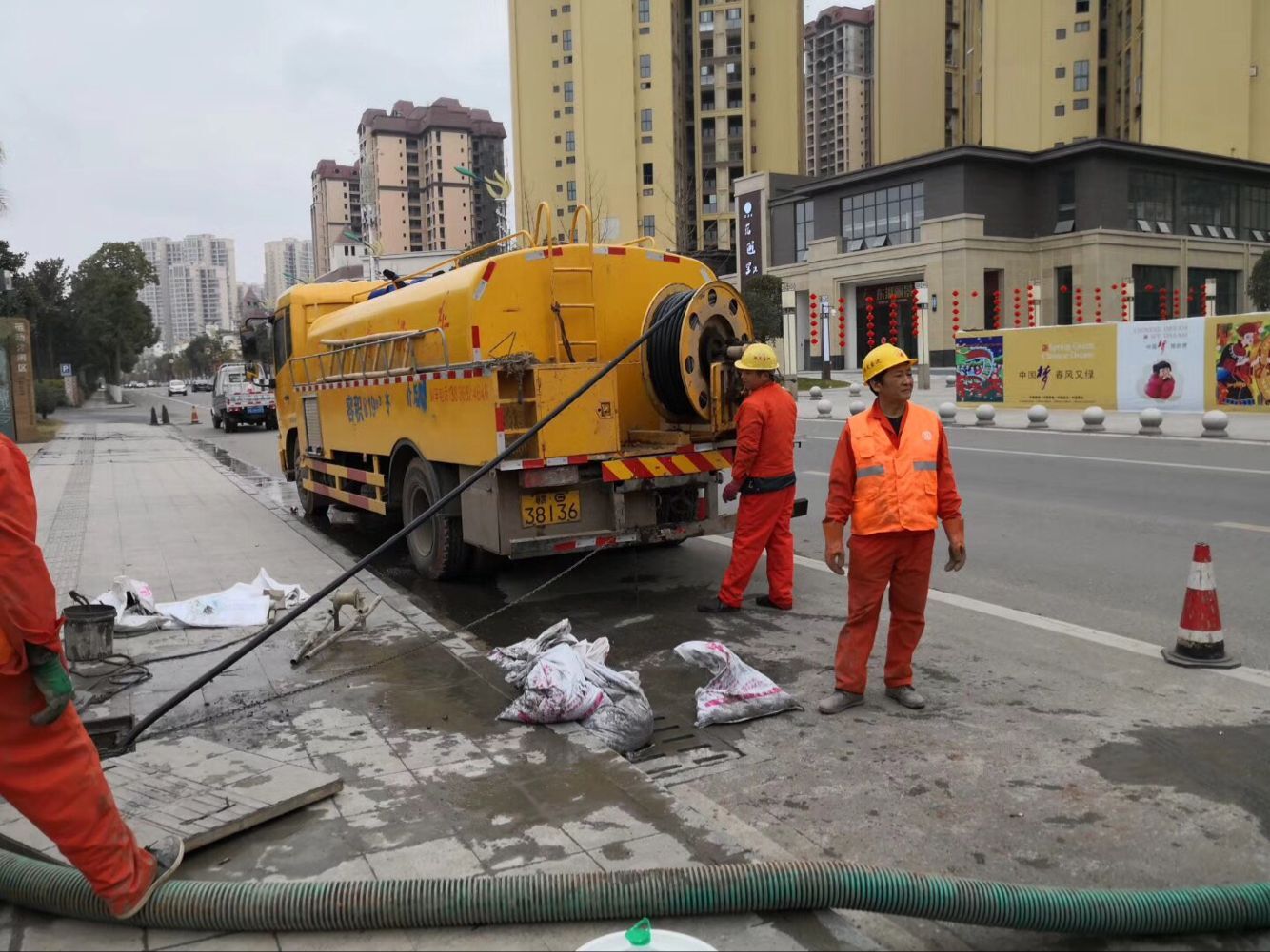 西双版纳排污管道清淤-管道清洗